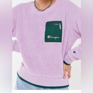 Champ + UO Sherpa Crewneck Sweatshirt